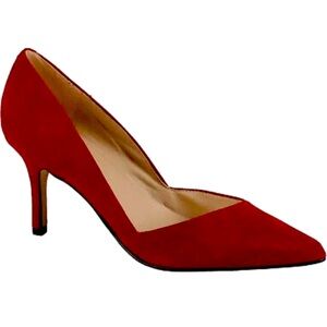 Marc Fisher - Red Suede Pumps